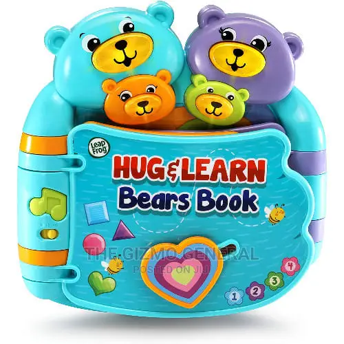 Leapfrog Hug Learn Bears Book - Blue