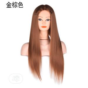Silk Mold Light Brown Mannequin Wig