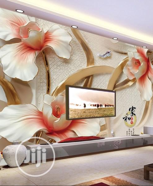 8d Luxury Custom Wall Mural for Homes Ofices and Hotels