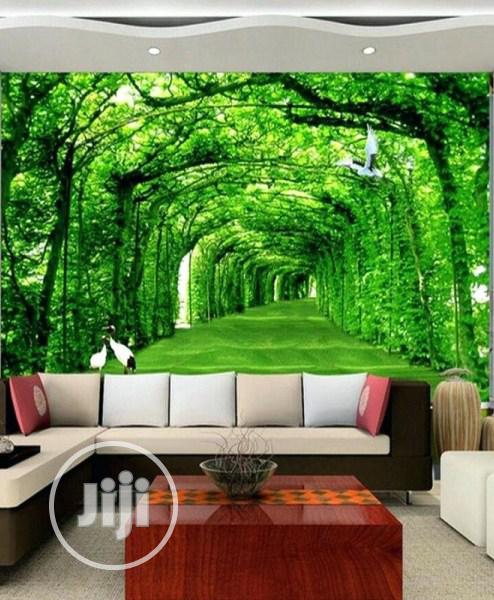 Beautiful Forest Walk Path Design Wall Mural