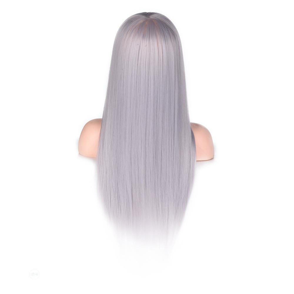Mannequin Head Grey Ladies Style Wig