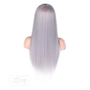 Mannequin Head Grey Ladies Style Wig