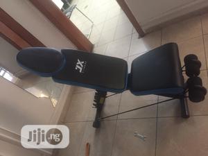 Brand New Jx Fitness Adjustable Sit-Up Bench With Dumbell.