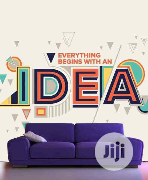 "Idea" Concept Photo Mural Wall Paper