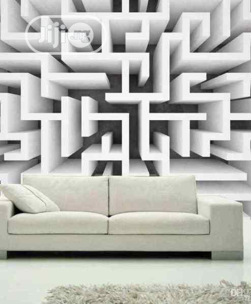 8D Maze Design Photo Mural