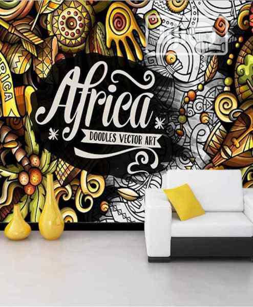 African Vector 8D Photo Mural