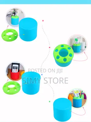 Multi-purpose Plastic Toothpaste And Toothbrush Holder