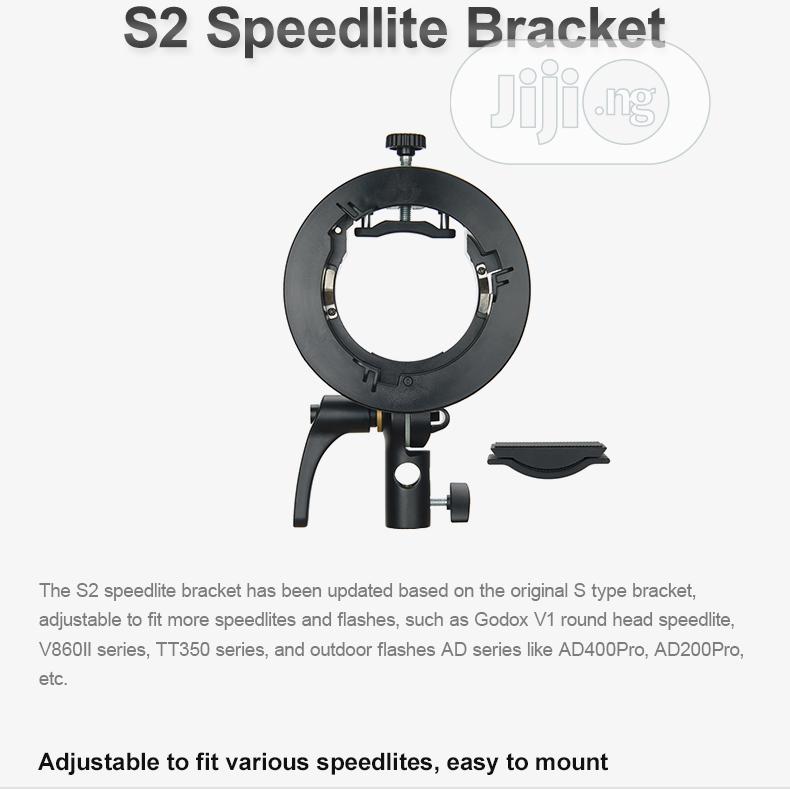 Godox S2 Speedlite Bracket Bowens Mount, for V1 AD200 V860II