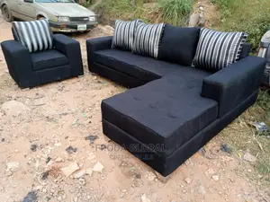 L-Shaped Sofa With a Single Seater Chair. Fl Blfl1