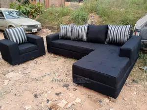 L-Shaped Sofa With a Single Seater Chair. Fl Blfl1