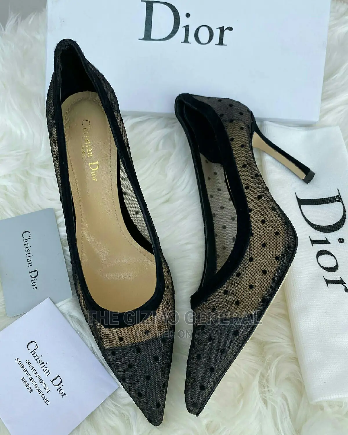 Dior D-Moir Dotted Mesh Pump