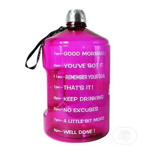USA Buildlife 1 Gallon Water Bottle Motivational Fitness Workout With