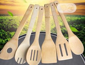Set of Wooden Spoons With Holder