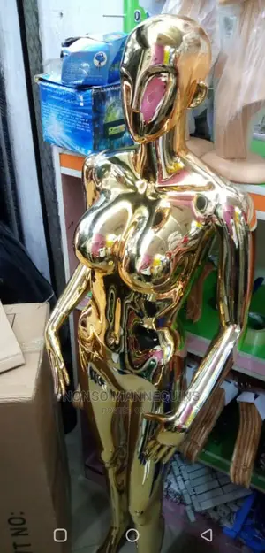 Gold Chrome Mannequins