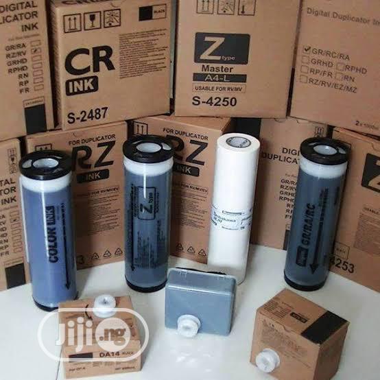 Risograph Master and Ink (Consumables)
