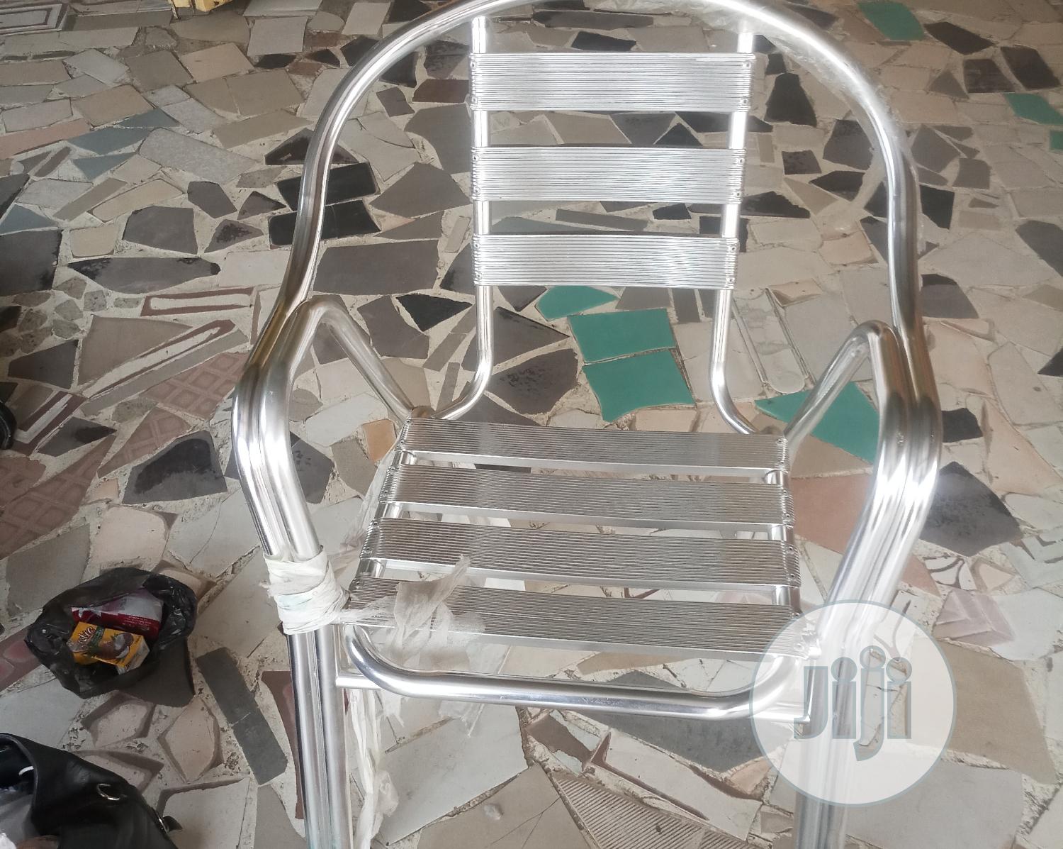 Strong Comfortable Stainless Chair.