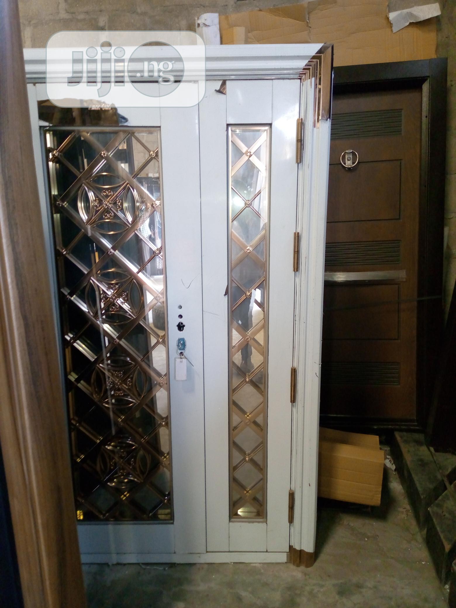 Golden Glass Door