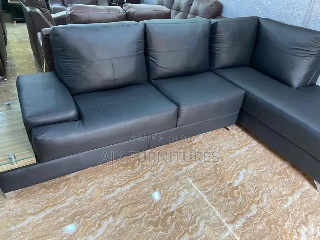 Unique Leather L Shape Sofa