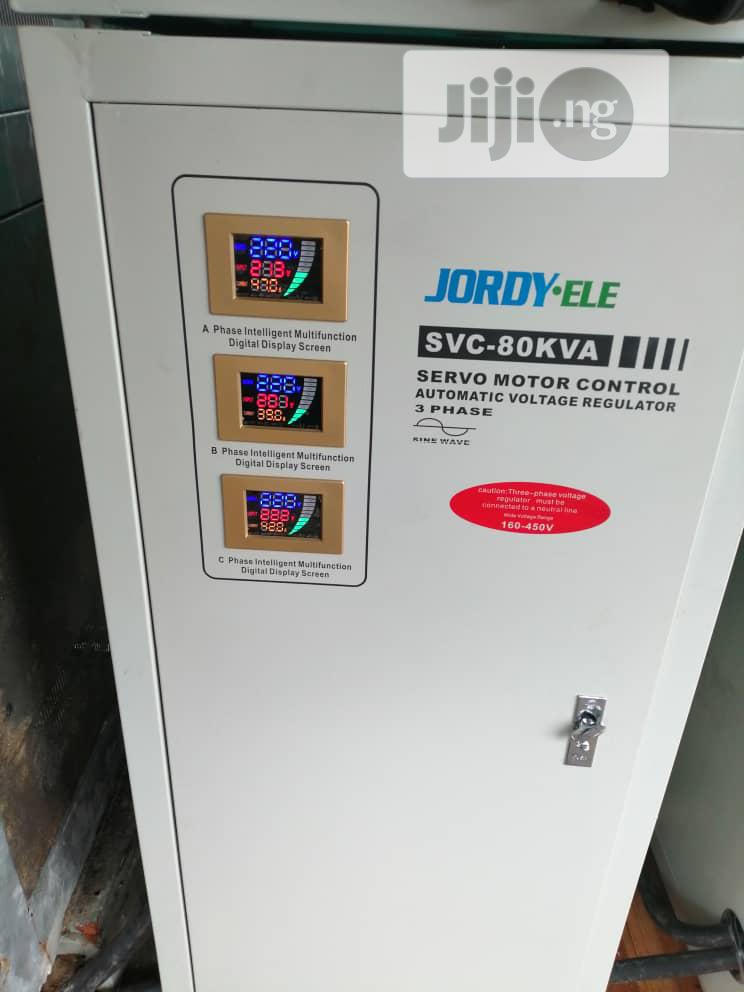 80kva 3phase Servo Central Industrial Stabilizer