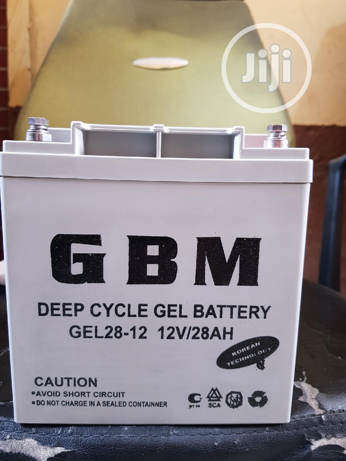 28A 12v GBM Battery