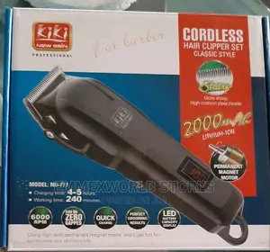 Kiki New Gain Cordless/Rechargable Hair Clipper Set NG- 777