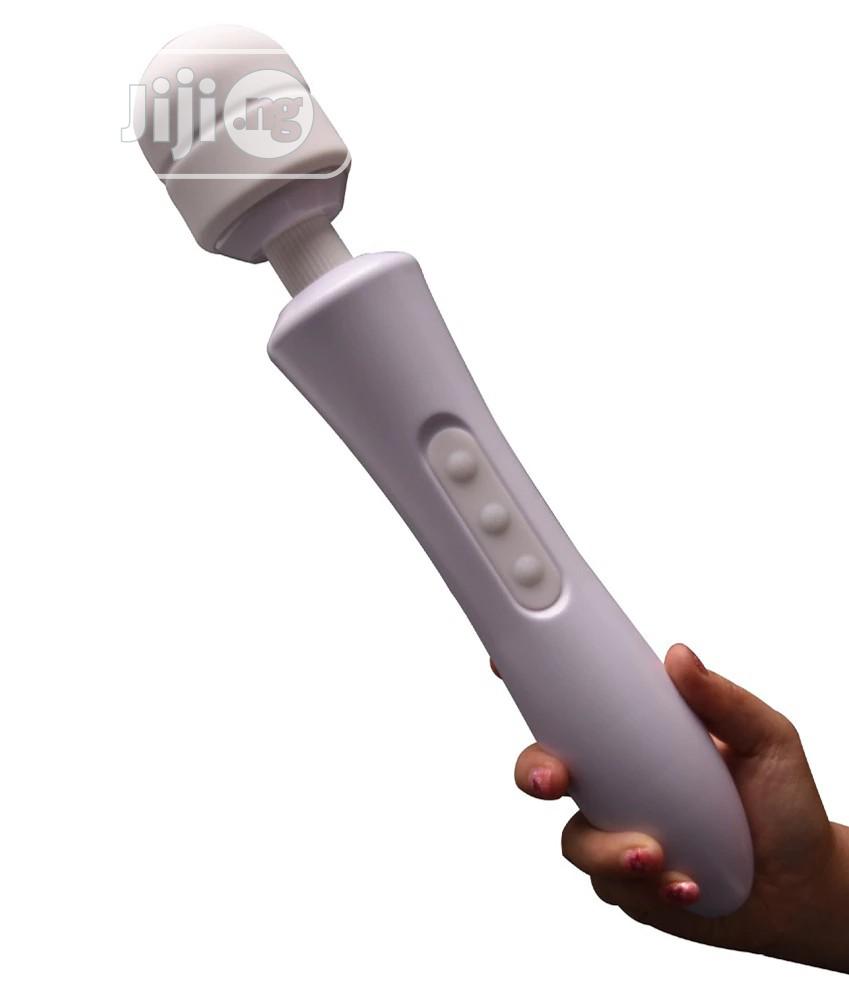 White Magic Wand Huge Massage Vibrator