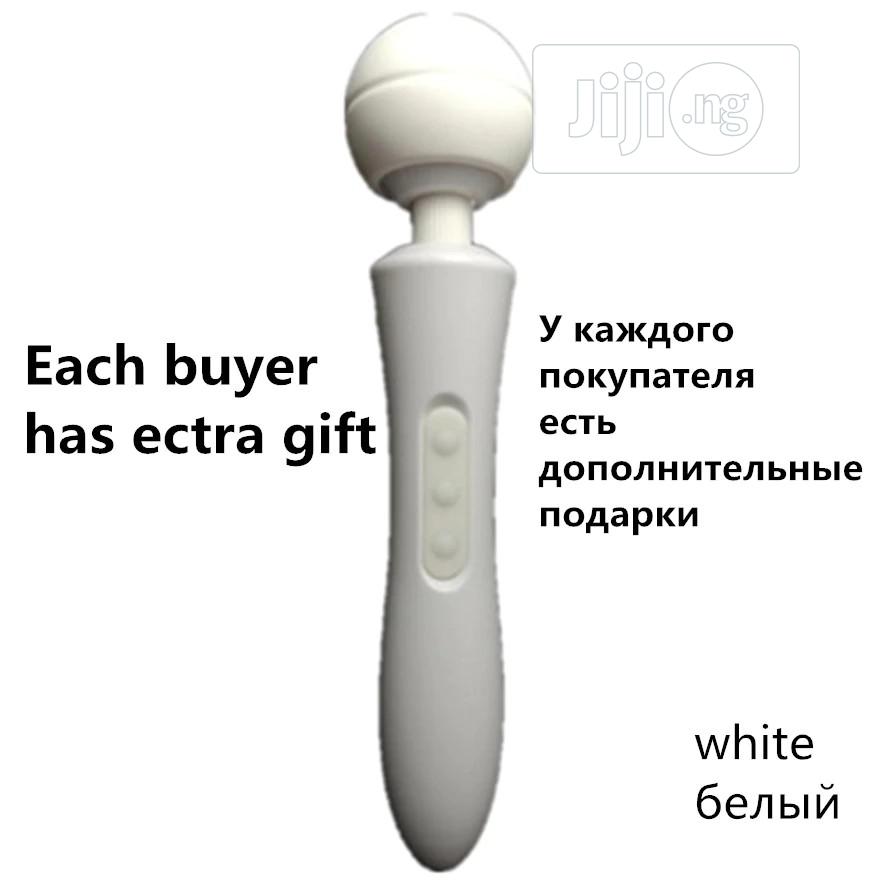 White Magic Wand Huge Massage Vibrator