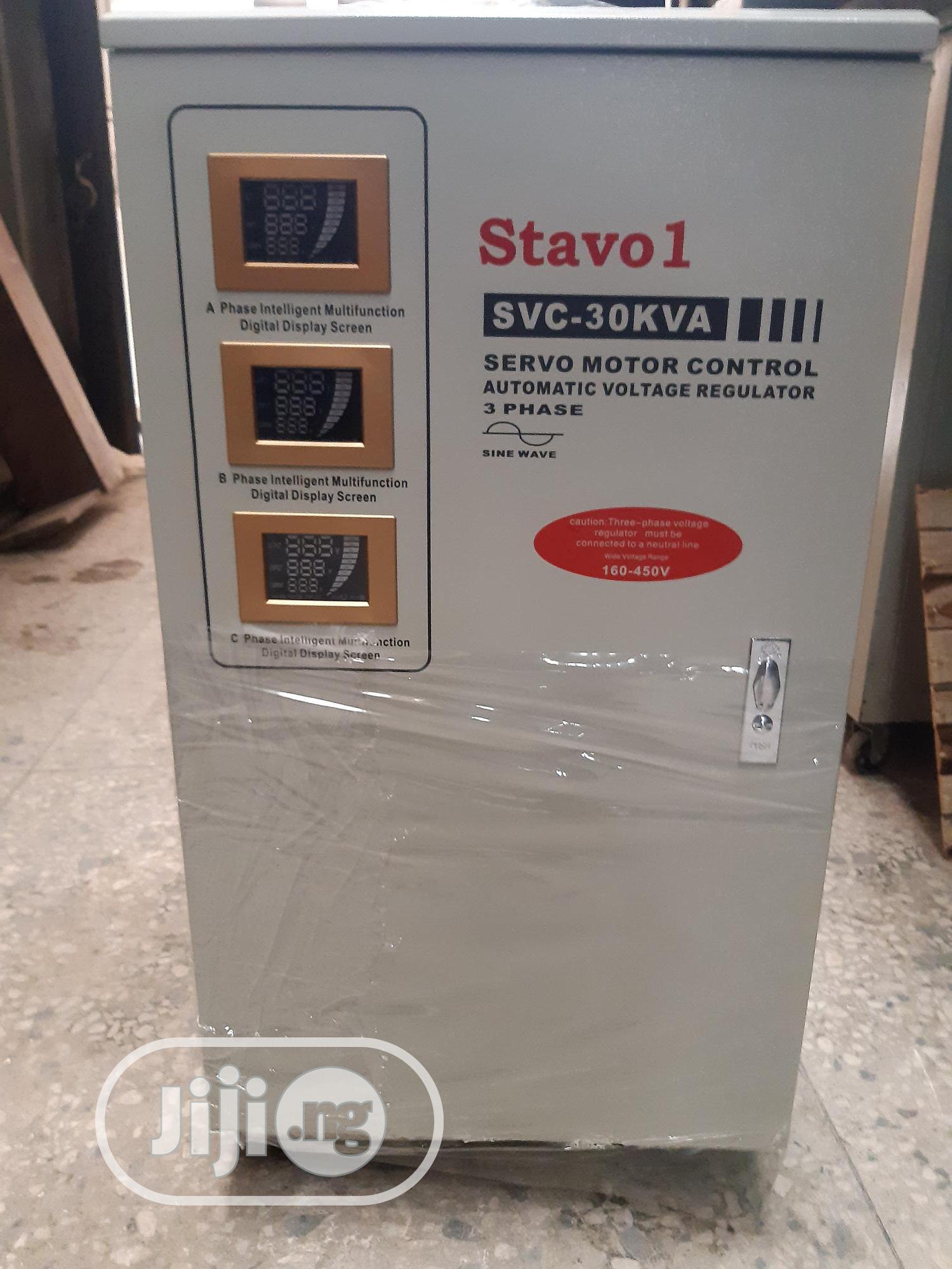 30kva Stavol Central Stabilizer Single Phase (80v-280v)