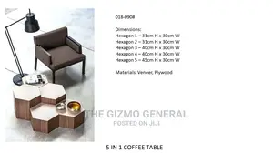 5 in 1 Coffee Table