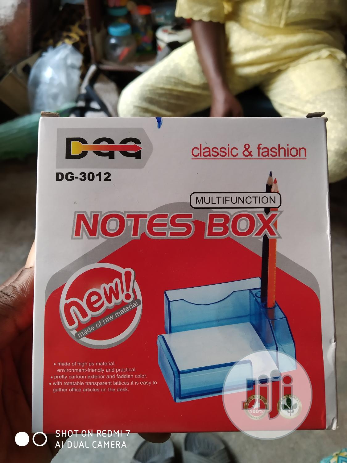 DGG Notes Box