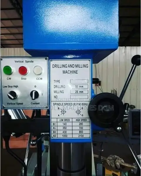 Drilling And Milling Machine