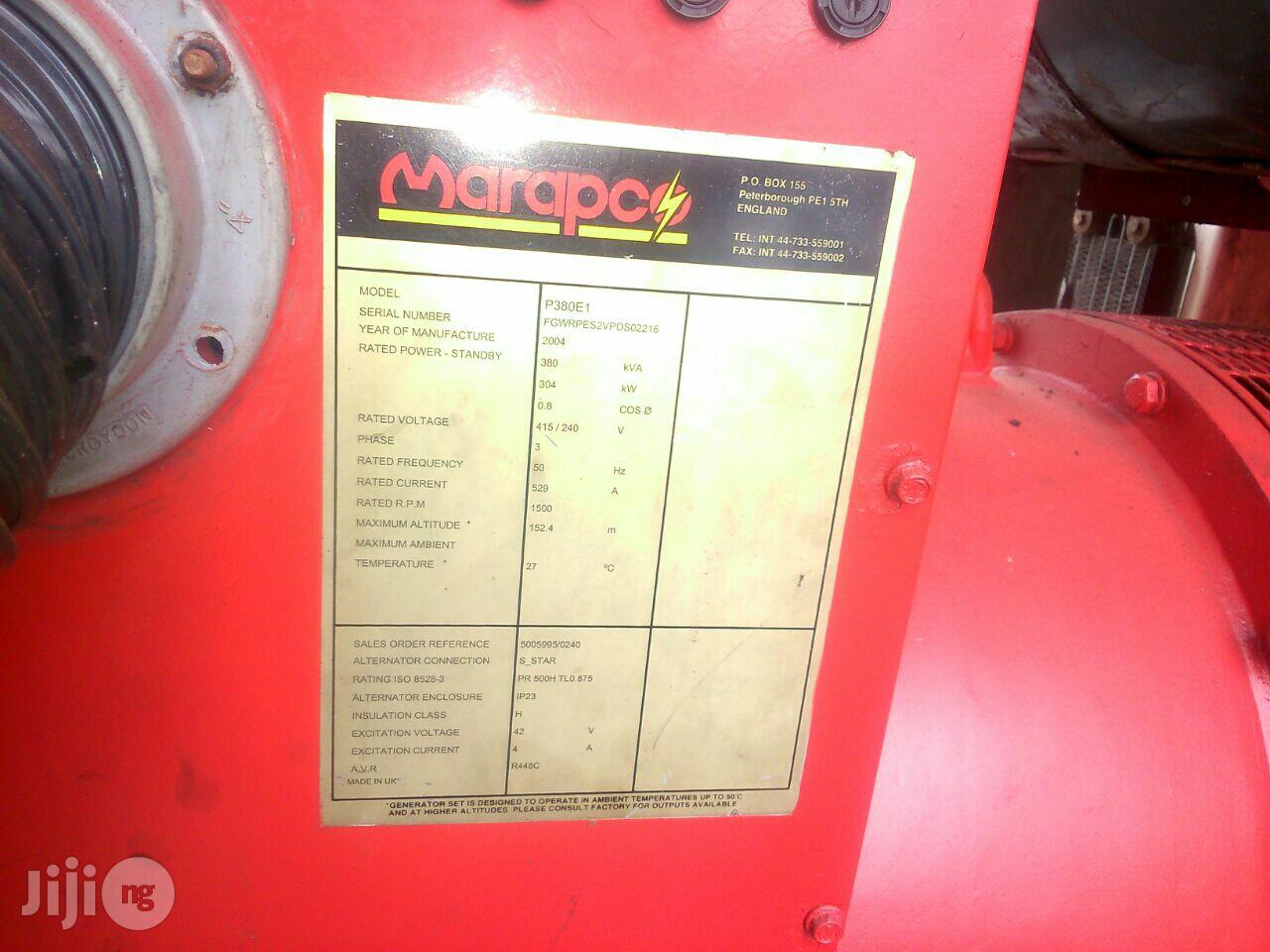 Nice 350kva Perkins Marapco Gen