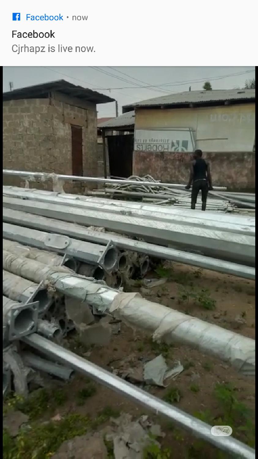 6 Meters Imported Galvanized Pole