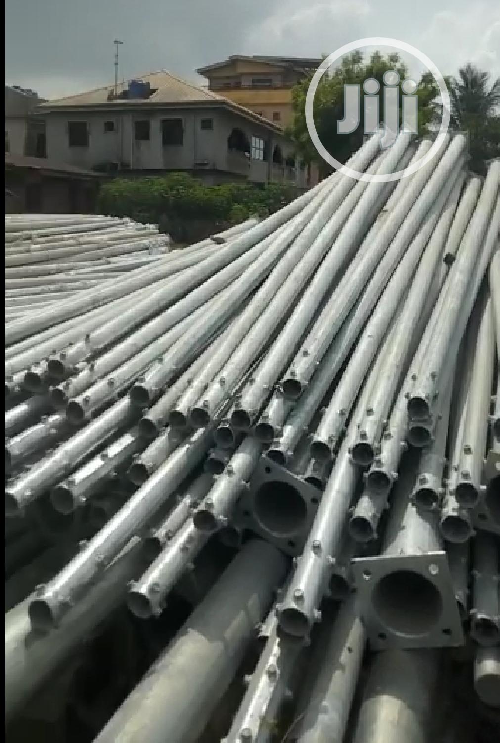 6 Meters Imported Galvanized Pole