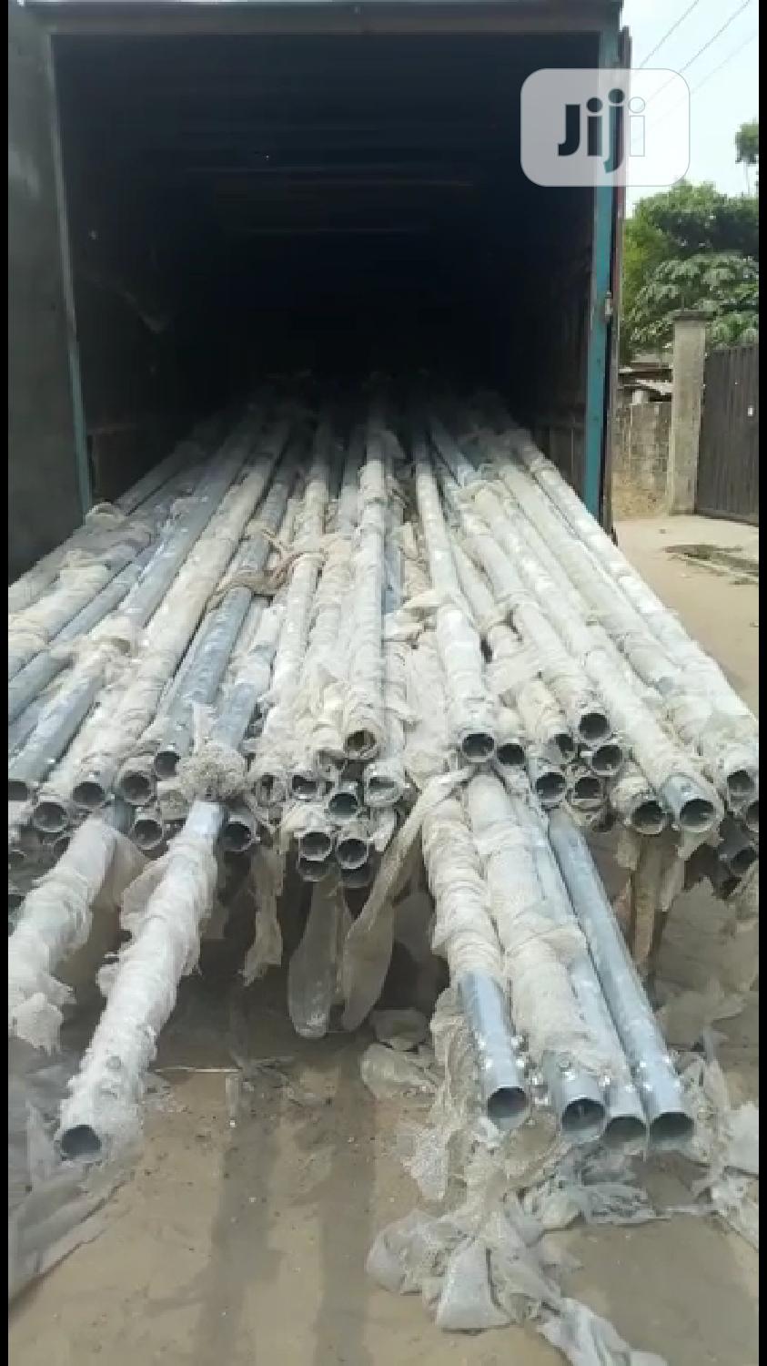 6 Meters Imported Galvanized Pole