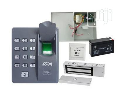 X6 Fingerprint 180kg El Lock +Power +Battery+Exit Button