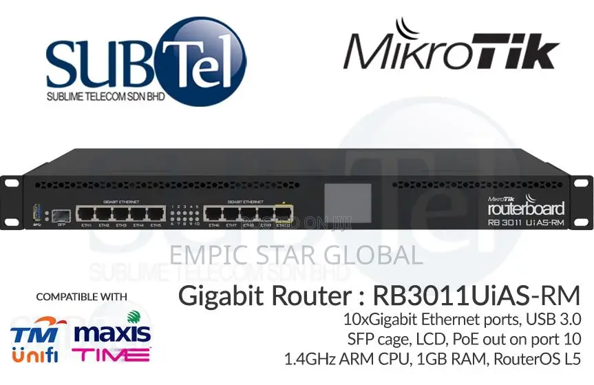 Mikrotik RB3011UAS-RM
