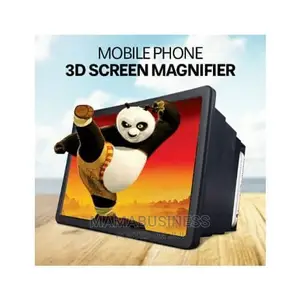 F2 Box Shaped 3D Screen Magnifier - Black
