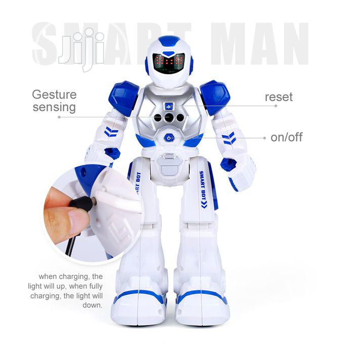 Remote Gesture Control LED Smart Robot