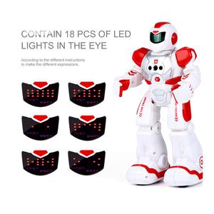 Remote Gesture Control LED Smart Robot