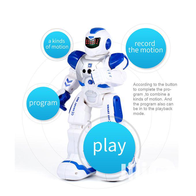 Remote Gesture Control LED Smart Robot