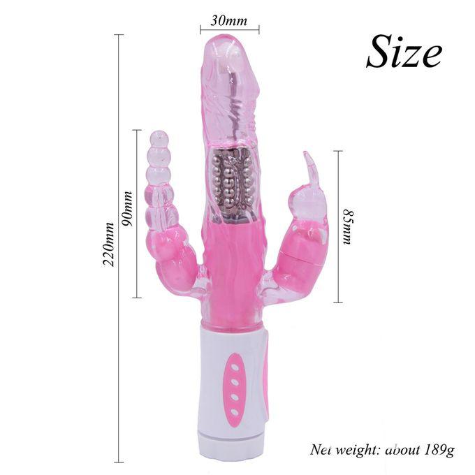 Thrusting Rabbit Dildo G-Spot Multi Speed Vibrator