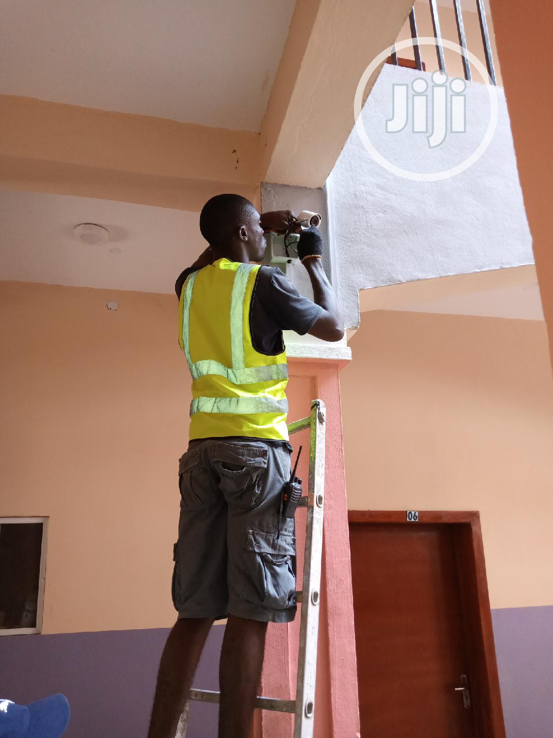 CCTV Camera Solar Inverter Installation