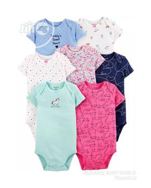 Carter's 7 Pieces Hearts Original Bodysuits Set