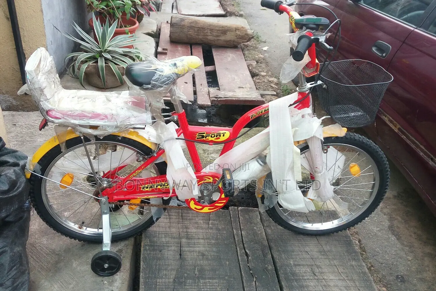 Size 20 Children Riding Bike