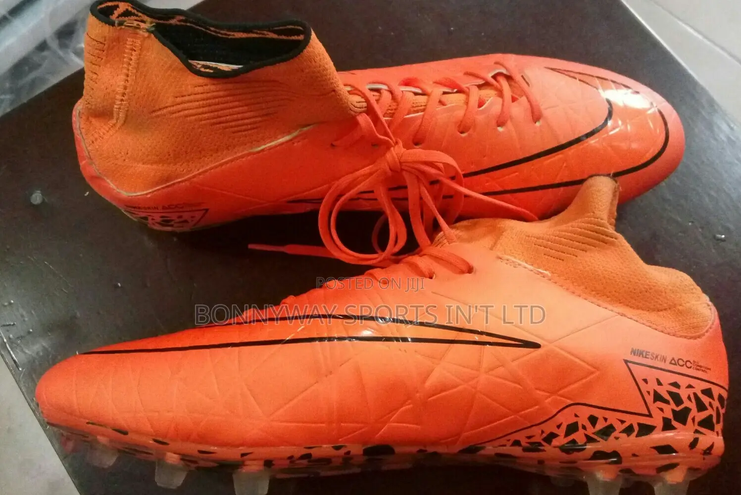 Size 45 Orange Colour Hypervenom Ankle Boot