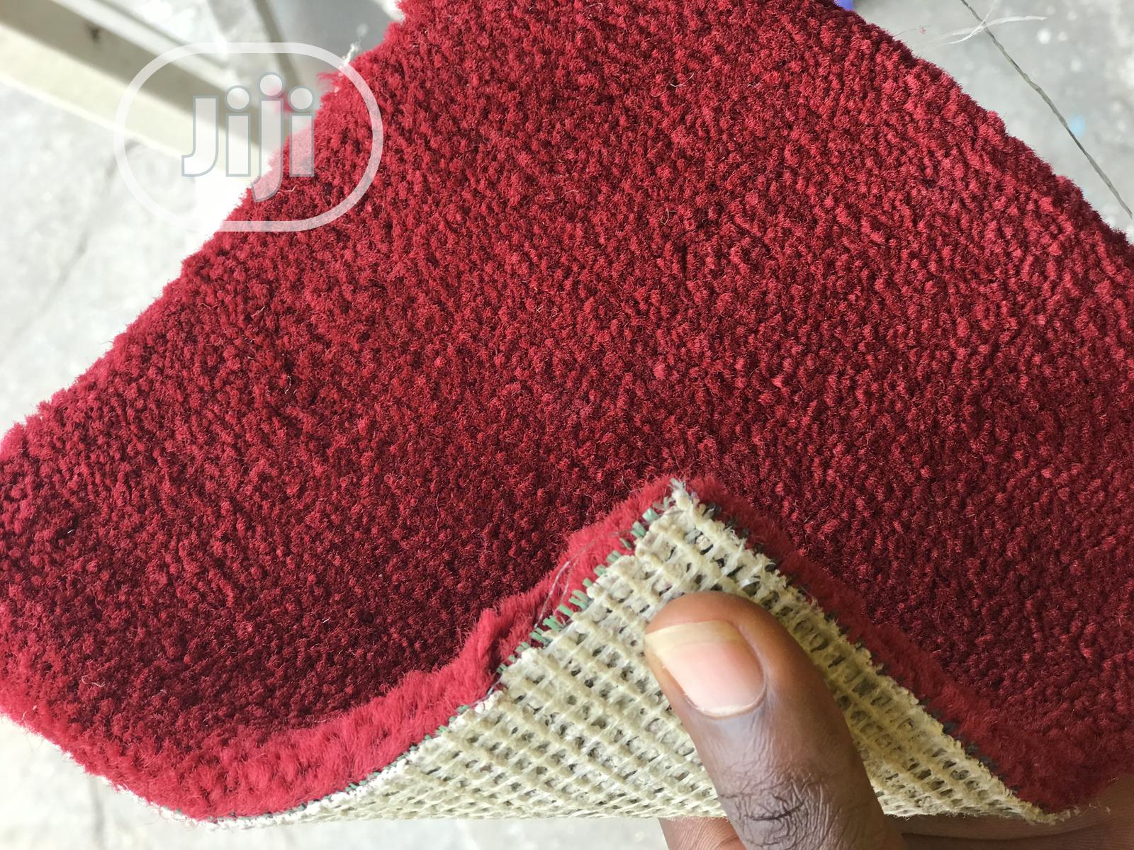Vvip Plain Red Rugs