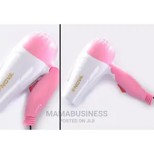 Nova Foldable Professional Hair Dryer 1000w - Pink