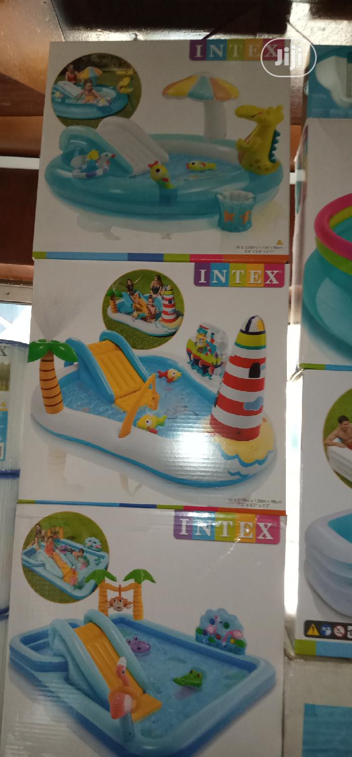 Fun Play With Slide Swimming Pool for Kids