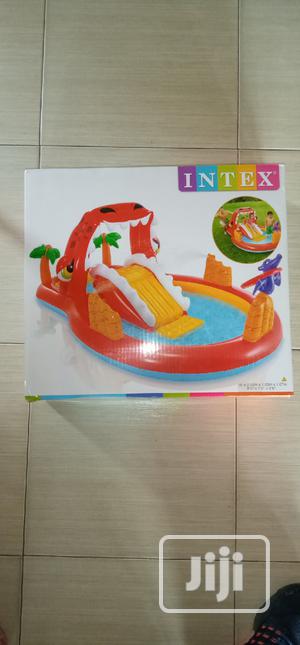 Kids Slide With Swimming Pool Is Available